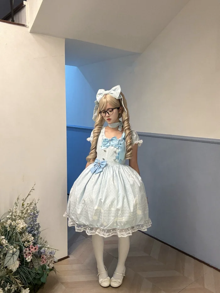 True Color ~Musical Notes~ Sweet Lolita Prints OP 6 Colors