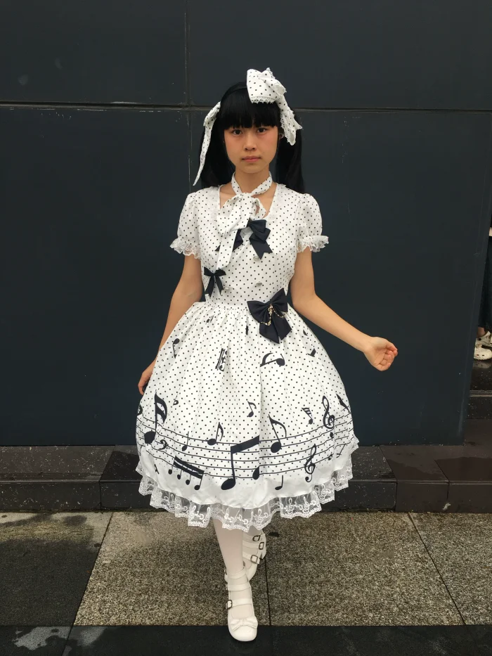 True Color ~Musical Notes~ Sweet Lolita Prints OP 6 Colors