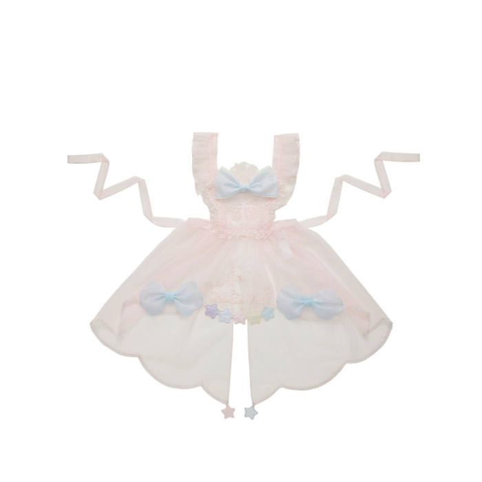 Summer Fairy Sanrio Collaborated The Twins Lolita Apron Bag and Headdress