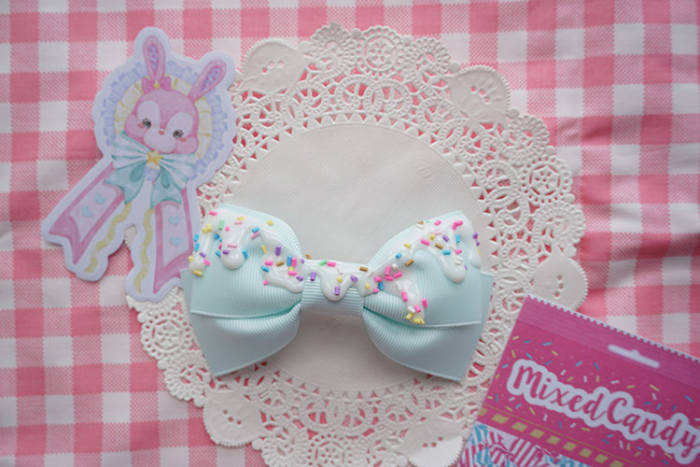 Cat Tea Party Cream Cake Hair Accessories Lolita Side Clip