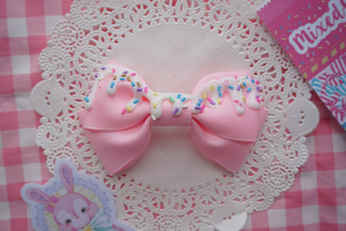 Cat Tea Party Cream Cake Hair Accessories Lolita Side Clip