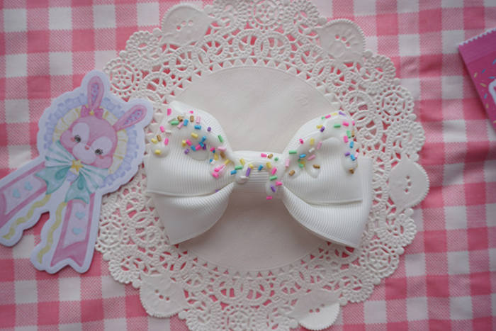 Cat Tea Party Cream Cake Hair Accessories Lolita Side Clip