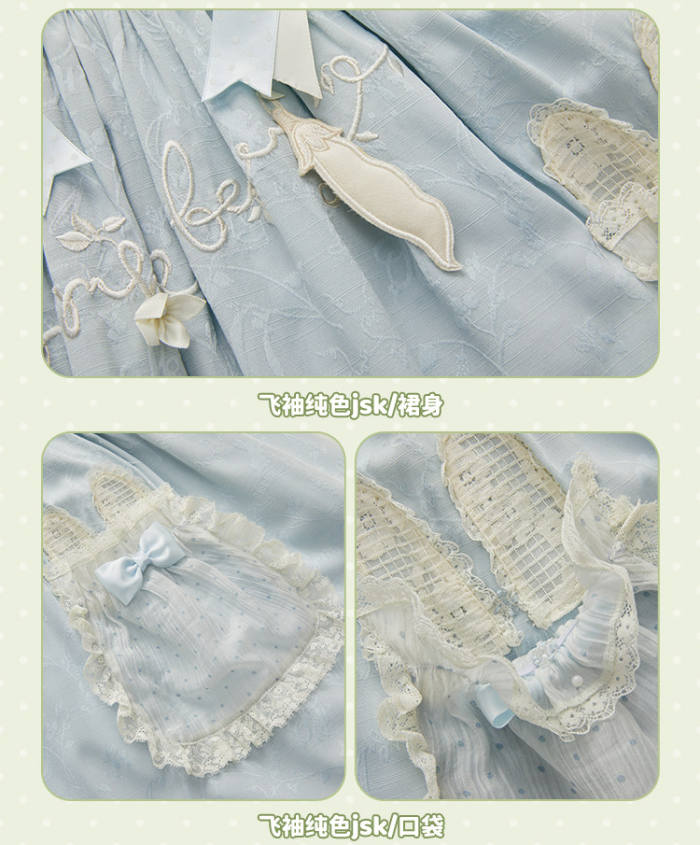 Summer Fairy Peter Rabbit Printed Tiered Lolita JSK