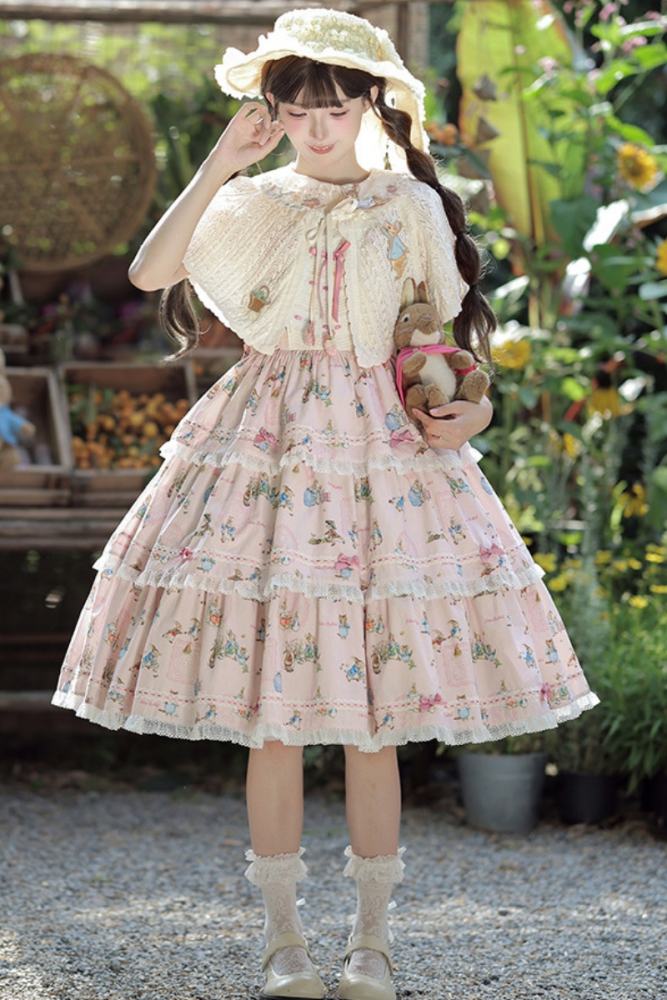 Summer Fairy Peter Rabbit Lolita Hairband Hat and Bag
