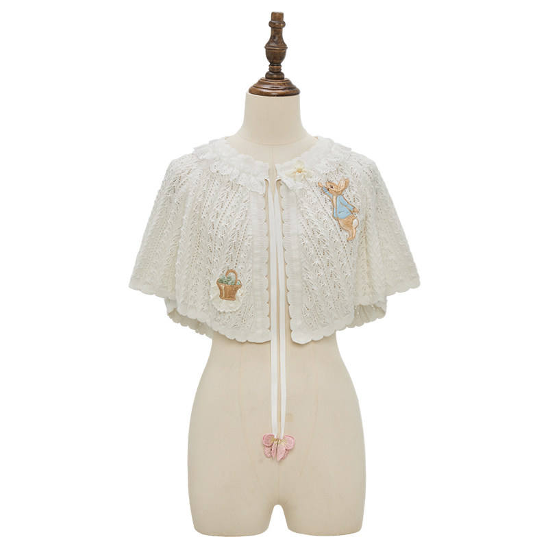 Summer Fairy Peter Rabbit Lolita Blouse Apron and Cape