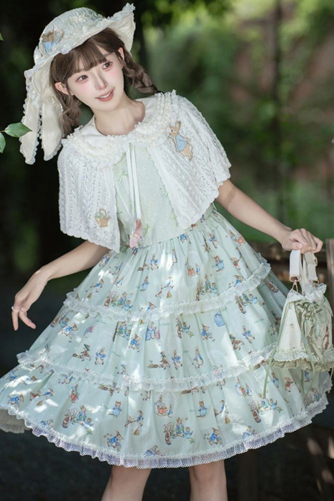 Summer Fairy Peter Rabbit Lolita Hairband Hat and Bag