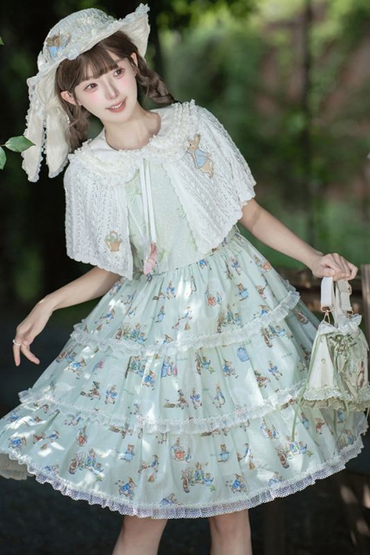Summer Fairy Peter Rabbit Lolita Hairband Hat and Bag