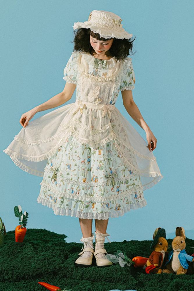 Summer Fairy Peter Rabbit Lolita Hairband Hat and Bag
