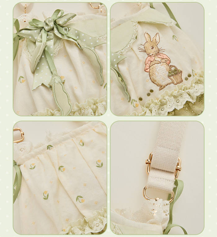 Summer Fairy Peter Rabbit Lolita Hairband Hat and Bag