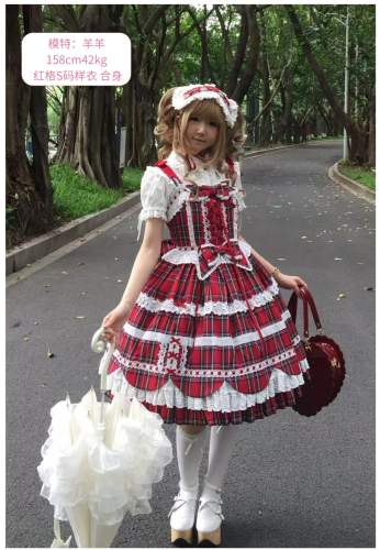 Cream Petal Cotton Lolita Dress and Set-in Sleeves
