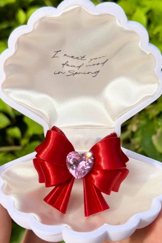 Void Chapter Love Diamond Gyaru Bow Ring 8 Colors