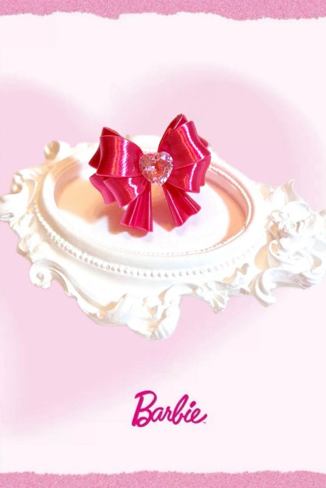 Void Chapter Love Diamond Gyaru Bow Ring 8 Colors