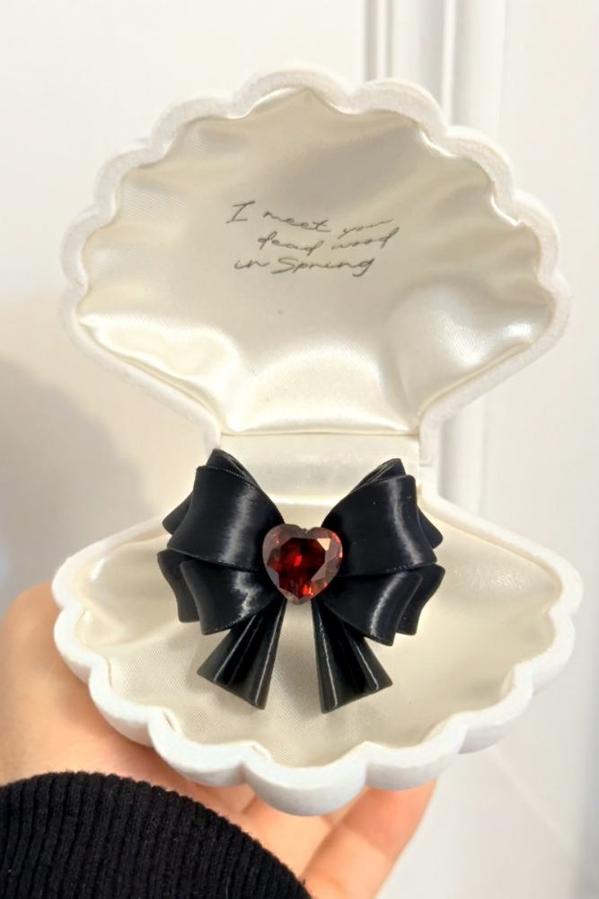 Void Chapter Love Diamond Gyaru Bow Ring 8 Colors