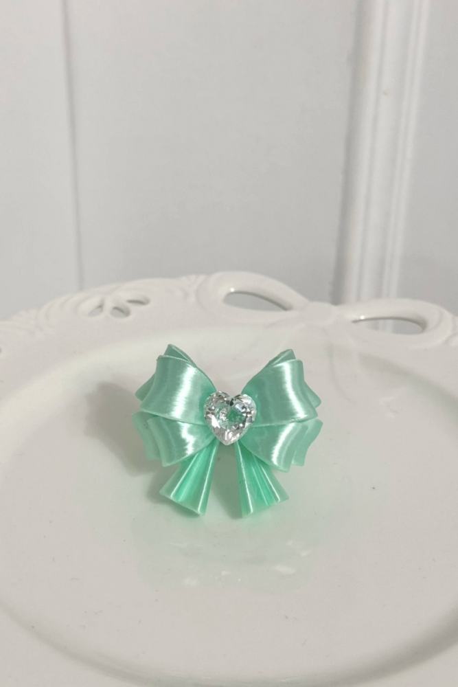 Void Chapter Love Diamond Gyaru Bow Ring 8 Colors