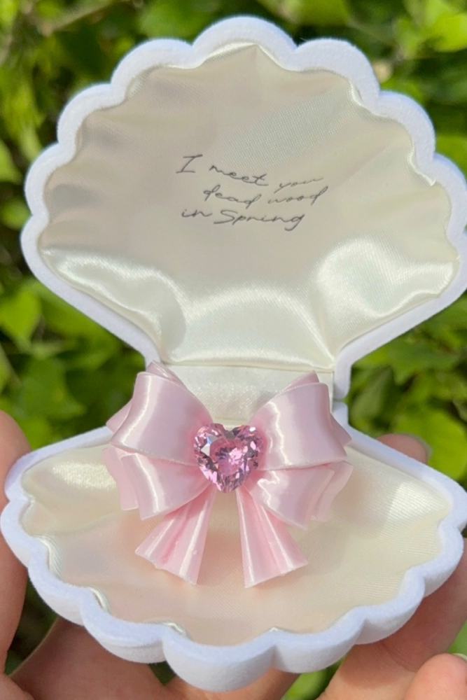 Void Chapter Love Diamond Gyaru Bow Ring 8 Colors
