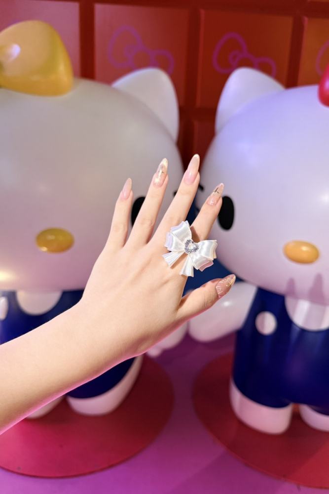 Void Chapter Love Diamond Gyaru Bow Ring 8 Colors