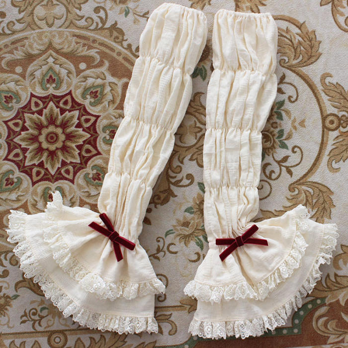 Antique Doll Cotton Lolita Extended Sleeves 6 Colors