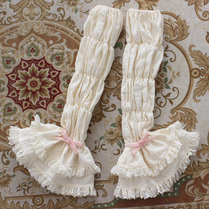 Antique Doll Cotton Lolita Extended Sleeves 6 Colors