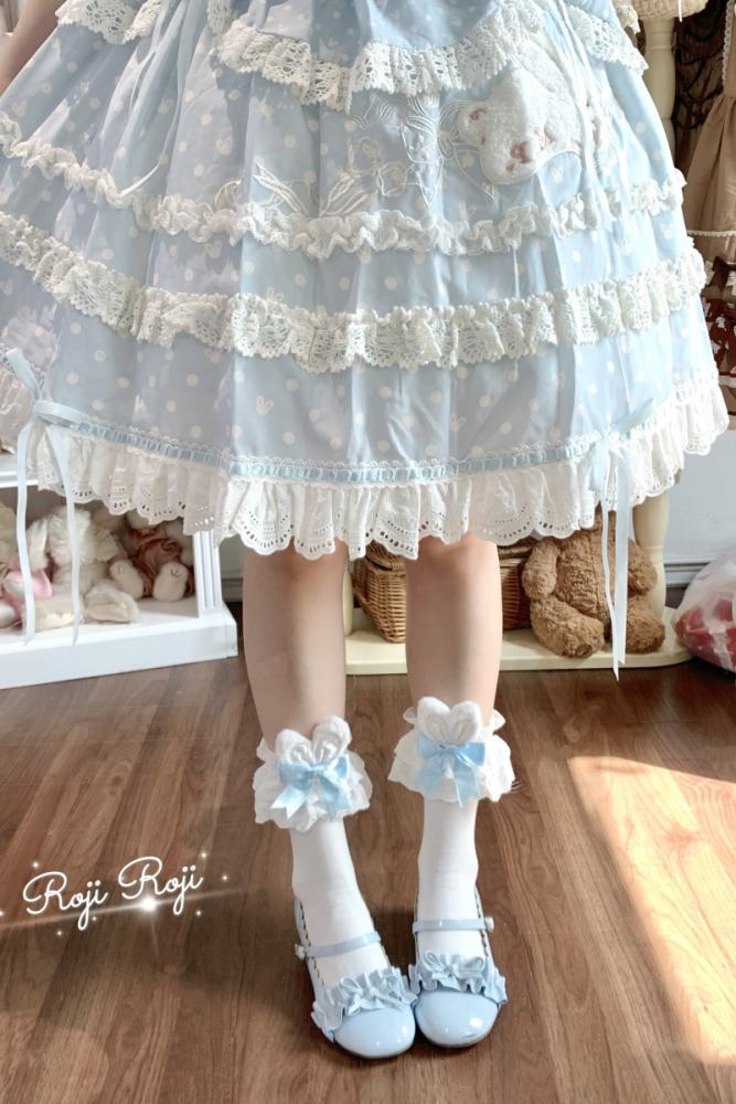 Roji Bunny Ears Summer Lolita Socks