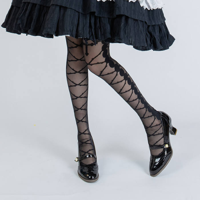 Kiss of Thorns Summer Glass Silk Lolita Tights/Socks