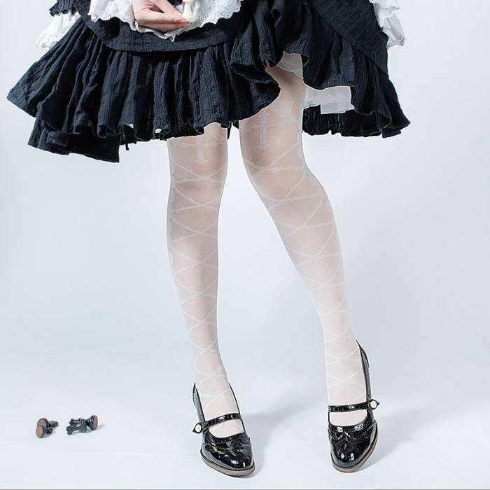 Kiss of Thorns Summer Glass Silk Lolita Tights/Socks