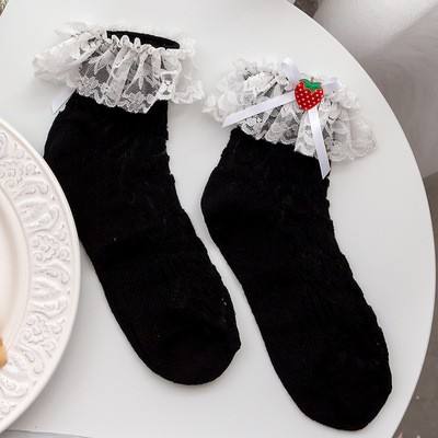 Lace Trims Cotton Lolita Socks