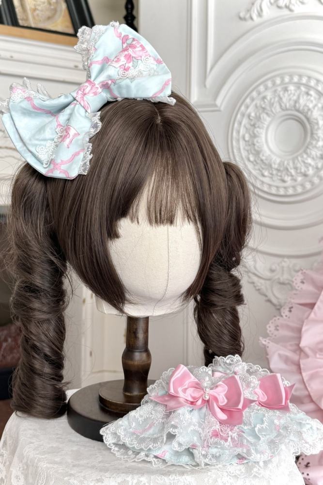 Summer of 2026 Flower Wall Lolita Headdress and Wristcuffs