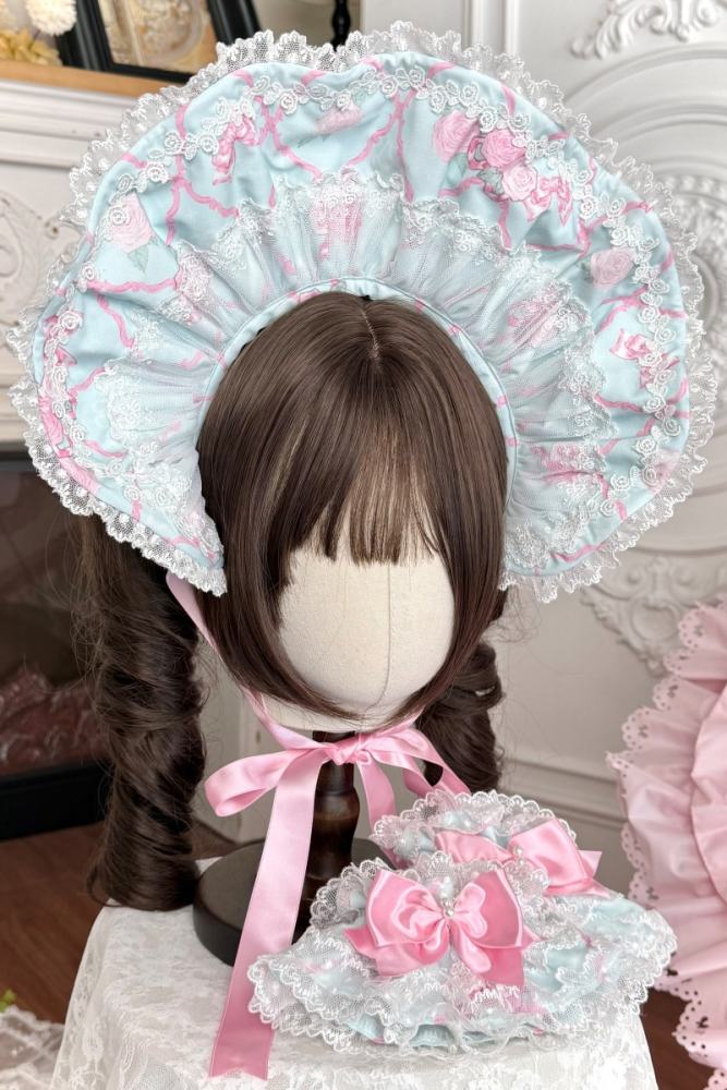 Summer of 2026 Flower Wall Lolita Headdress and Wristcuffs