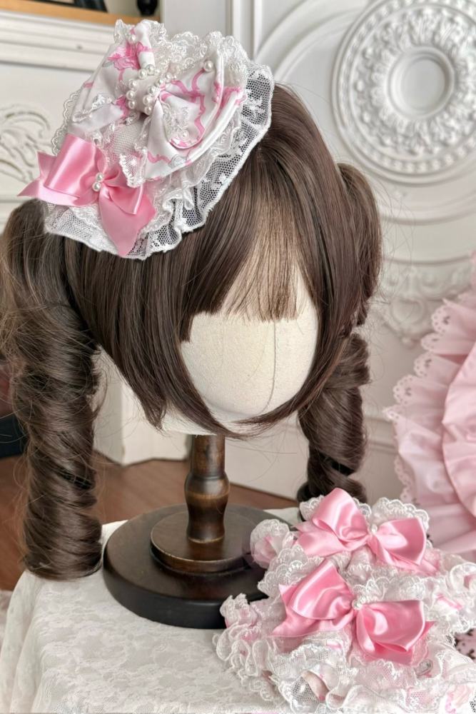 Summer of 2026 Flower Wall Lolita Headdress and Wristcuffs