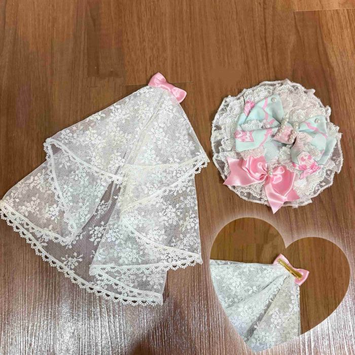 Summer of 2026 Flower Wall Lolita Headdress and Wristcuffs