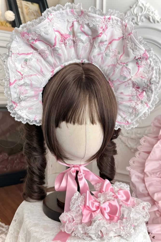 Summer of 2026 Flower Wall Lolita Headdress and Wristcuffs