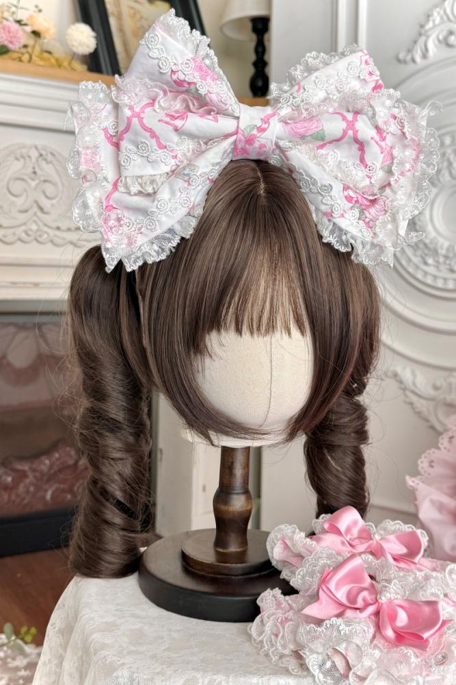 Summer of 2026 Flower Wall Lolita Headdress and Wristcuffs