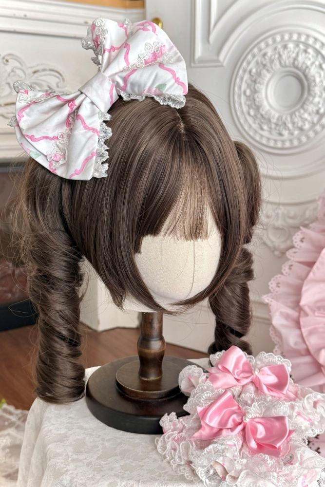 Summer of 2026 Flower Wall Lolita Headdress and Wristcuffs