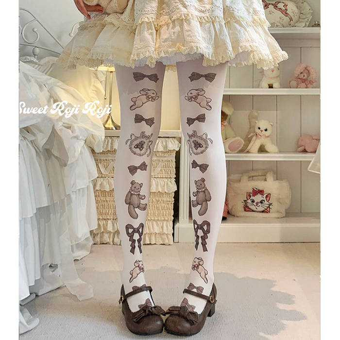 Roji Lullaby Velvet Lolita Tights