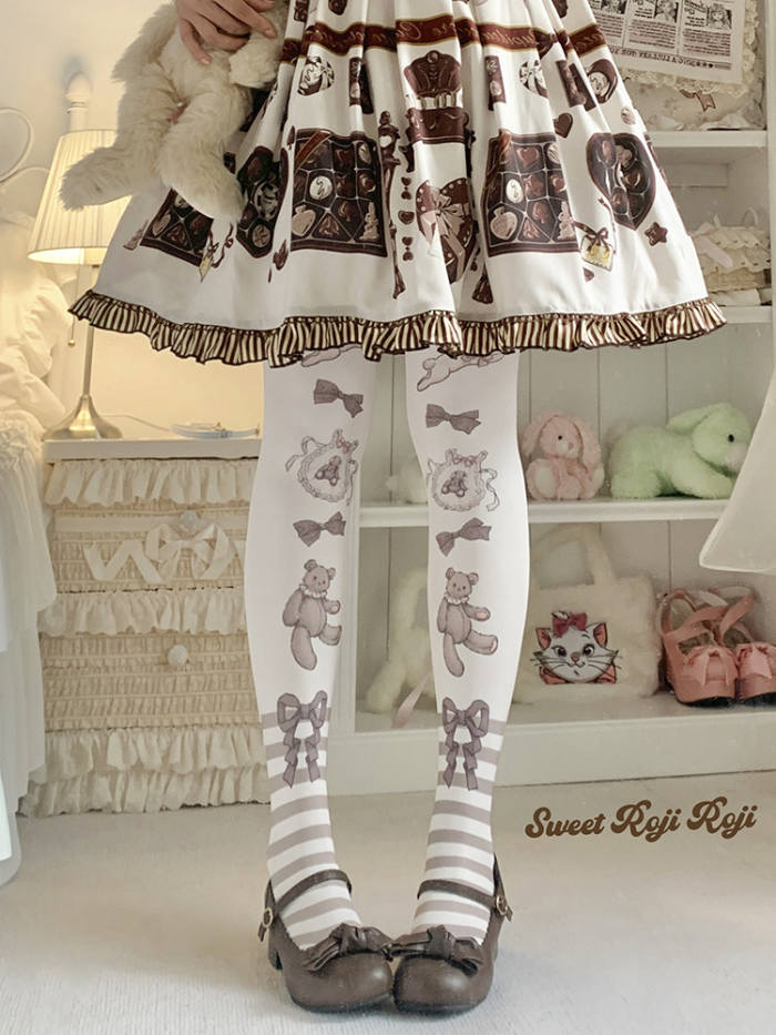 Roji Lullaby Velvet Lolita Tights
