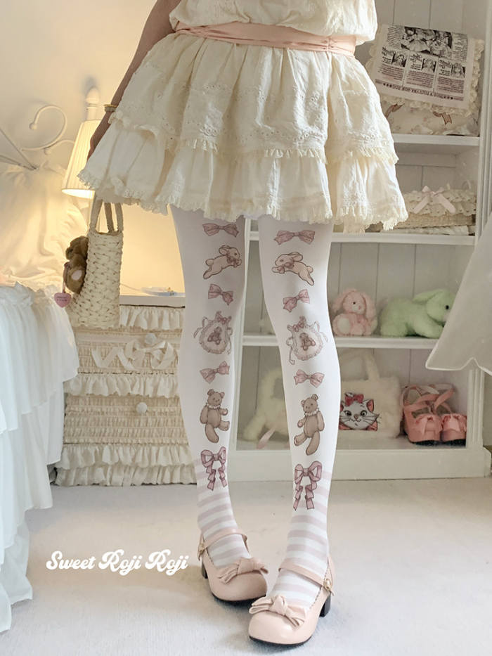 Roji Lullaby Velvet Lolita Tights