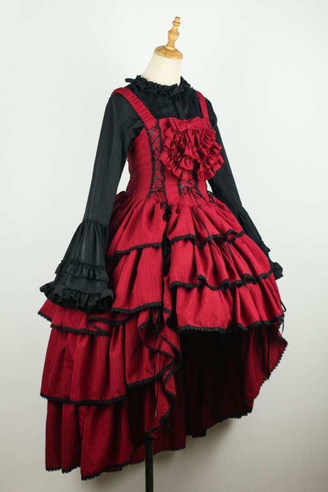 Strawberry Alice ~Evening Banquet~ Gothic Lolita JSK and Blouse