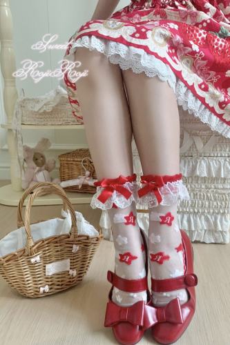 Roji The Twins Summer Lolita Calf Socks