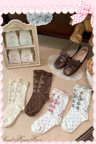 Roji and Momo Storybook Lolita Cotton Socks