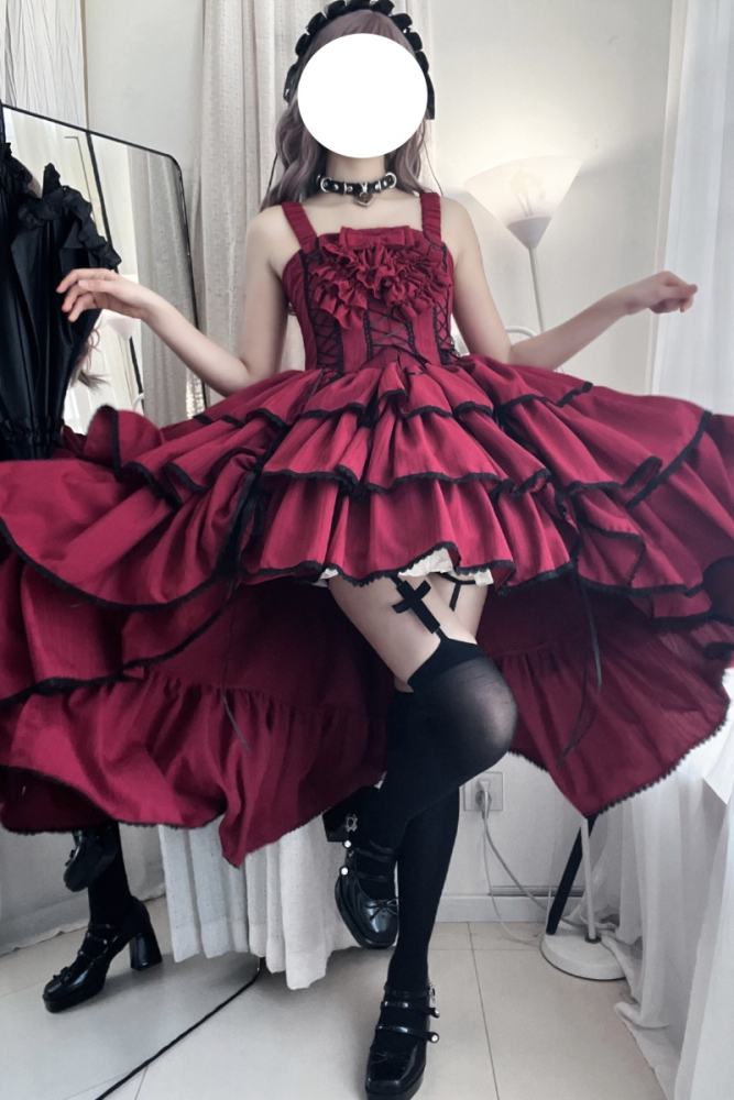 Strawberry Alice ~Evening Banquet~ Gothic Lolita JSK and Blouse