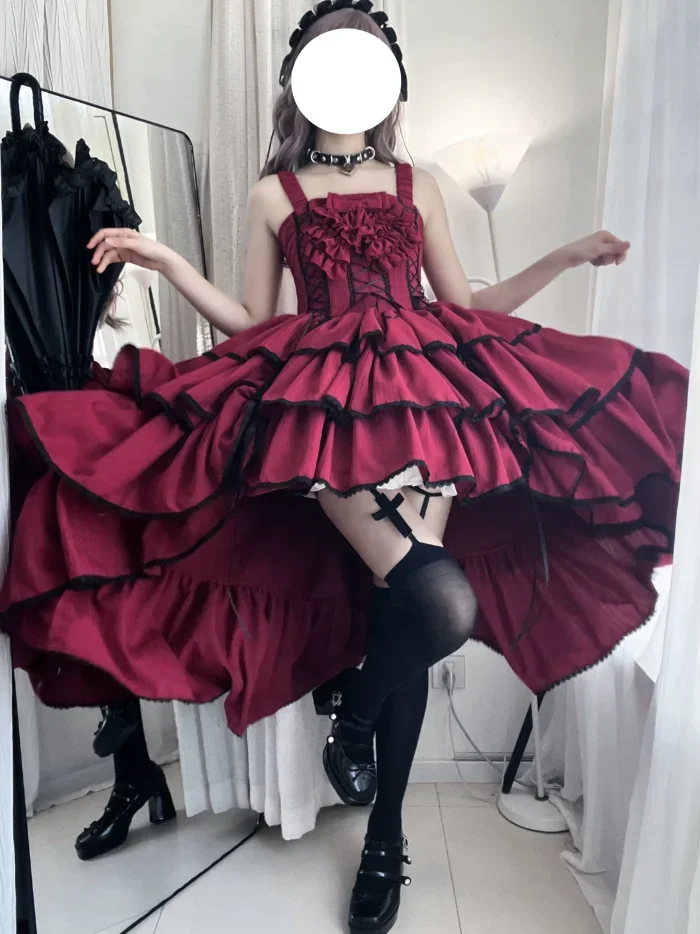 Strawberry Alice ~Evening Banquet~ Gothic Lolita JSK and Blouse