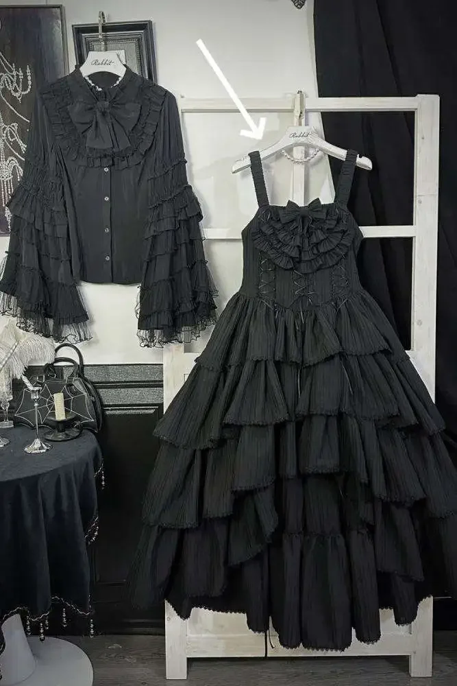 Strawberry Alice ~Evening Banquet~ Gothic Lolita JSK and Blouse
