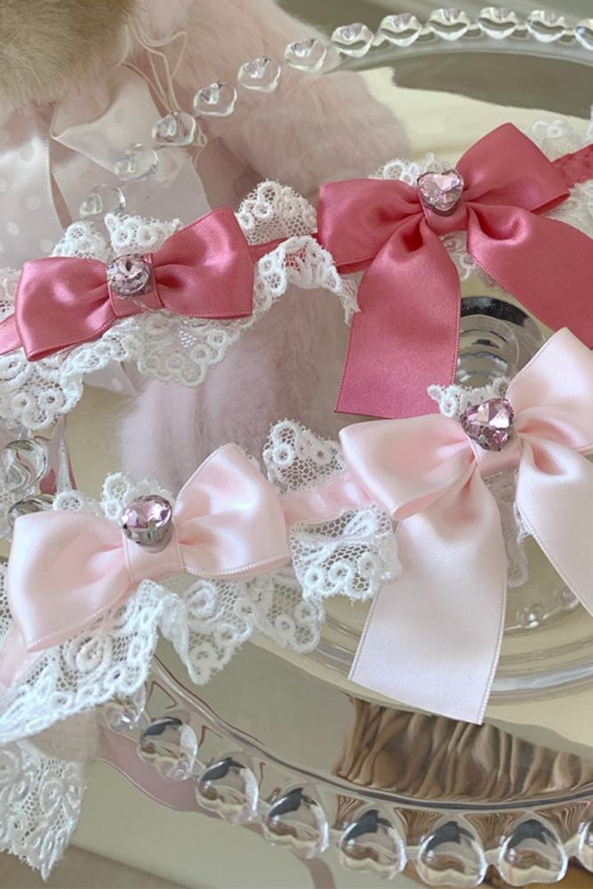Roji Ribbon Sweetheart Lace Bow Lolita Choker