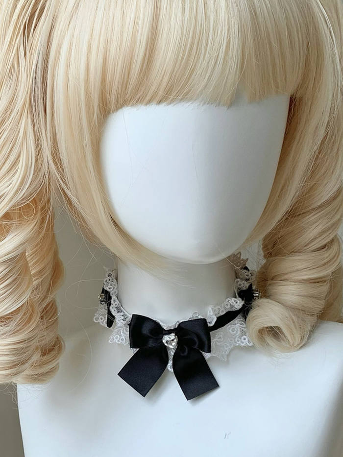 Roji Ribbon Sweetheart Lace Bow Lolita Choker