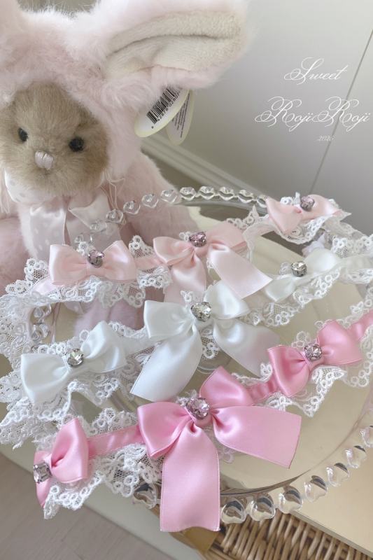 Roji Ribbon Sweetheart Lace Bow Lolita Choker