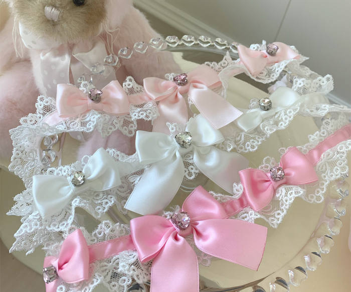 Roji Ribbon Sweetheart Lace Bow Lolita Choker