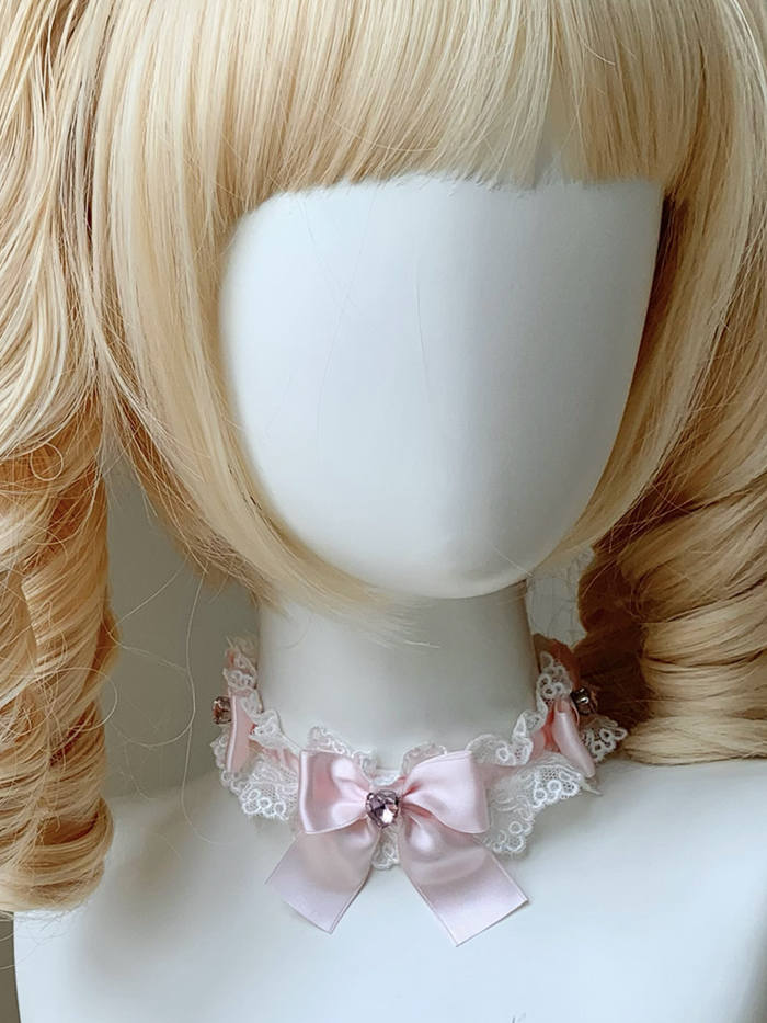 Roji Ribbon Sweetheart Lace Bow Lolita Choker