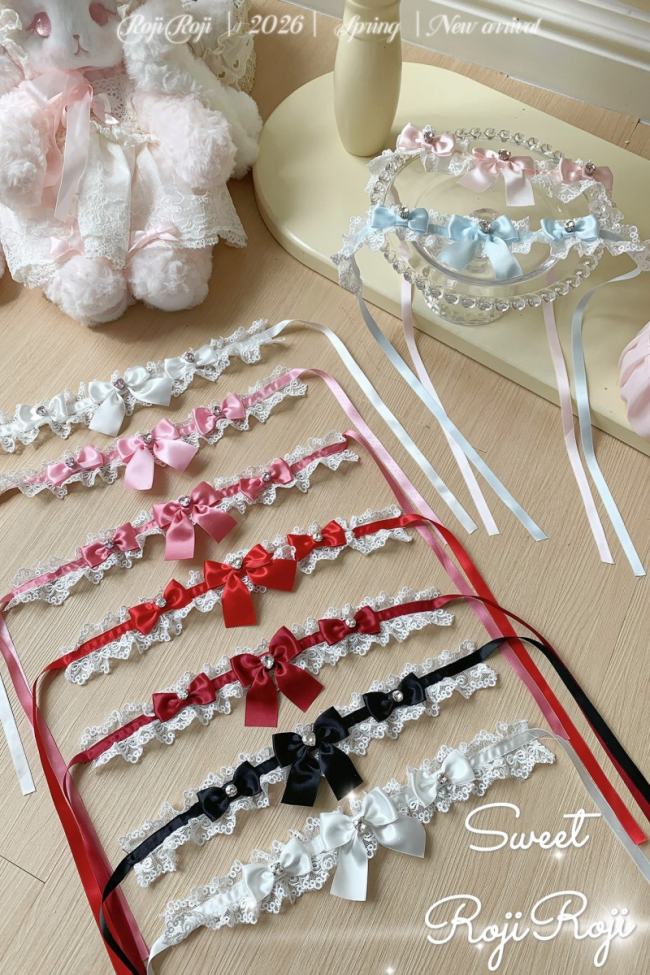 Roji Ribbon Sweetheart Lace Bow Lolita Choker
