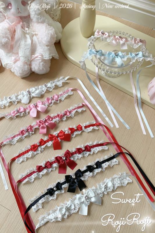 Roji Ribbon Sweetheart Lace Bow Lolita Choker