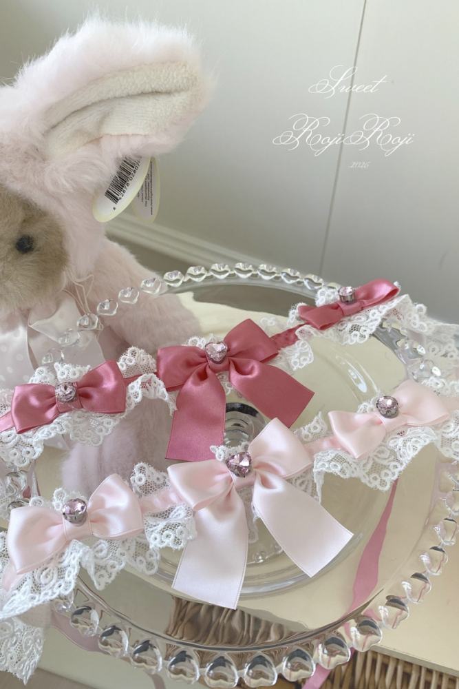 Roji Ribbon Sweetheart Lace Bow Lolita Choker